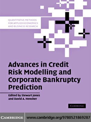 cover image of Advances in Credit Risk Modelling and Corporate Bankruptcy Prediction
